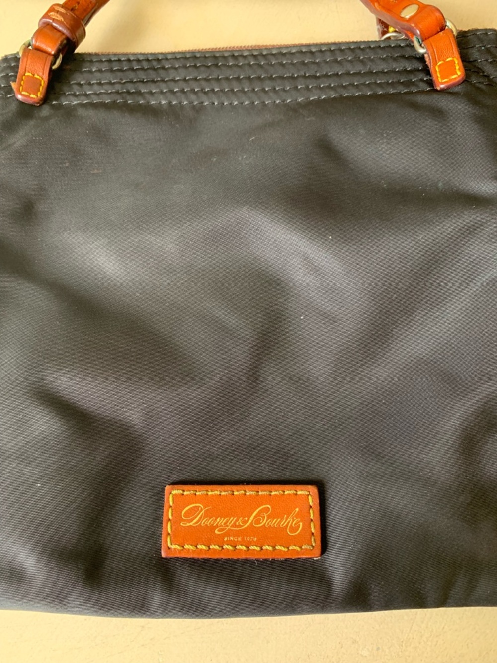Dooney & Bourke North South Triple Zip Nylon Crossbody Bag. - Picture 4 of 7
